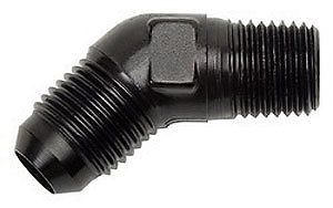 Russell 662393 an to npt adapter fitting 45-degree  -06 an male  3/8&#039;&#039; npt male