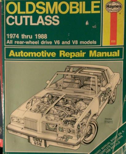 Haynes oldsmobile cutlass, 1974-1988