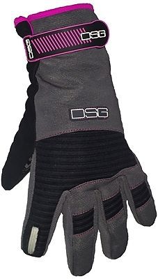 Divas snowgear versa 2016 womens snowmobile gloves charcoal gray/pink