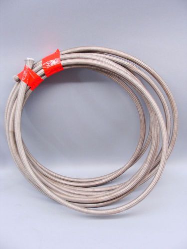 36 feet 5/8&#034; stainless steel braided teflon fuel/oil line