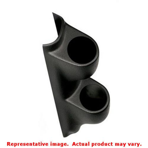 Auto meter 20804 dual gauge pod black 2-1/16&#034; (52.4mm) fits:nissan 1989 - 1994