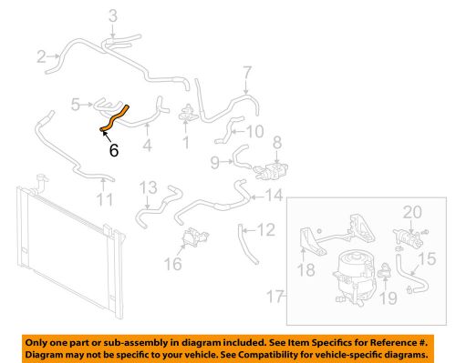 Toyota oem 04-09 prius 1.5l-l4 radiator-hose g922947010