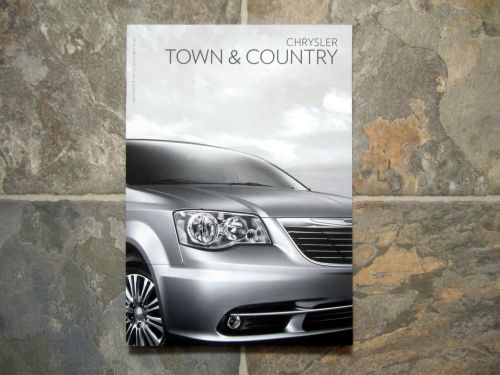 2012 chrysler town &amp; country - original sales brochure book catelog