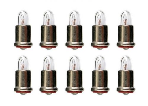 Marine grade 338 midget flange miniature light bulb lamp t1-3/4 2.7v 0.06a (10)