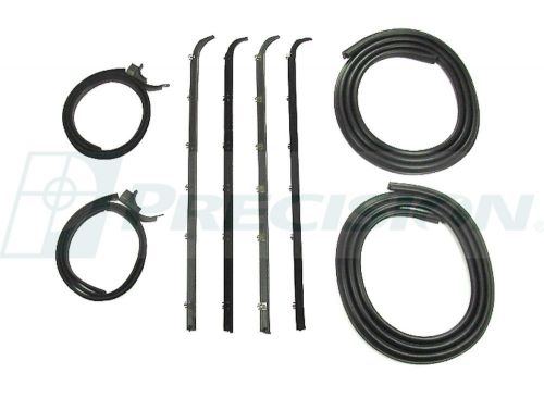 1983-1992 ford ranger, 1984-1990 ford bronco ii, door weatherstrip seal kit 8 pc