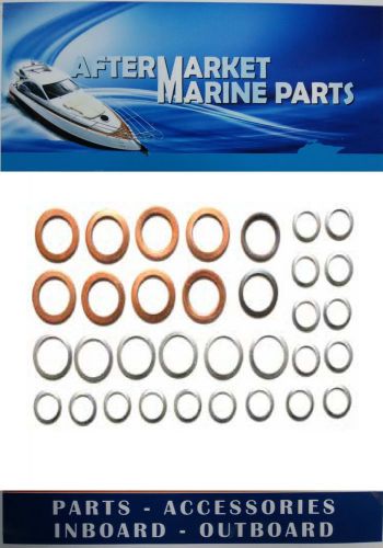 Volvo penta ad40b, aqad40a aqad40b, aqd40a, md40a fuel system sealing washer kit