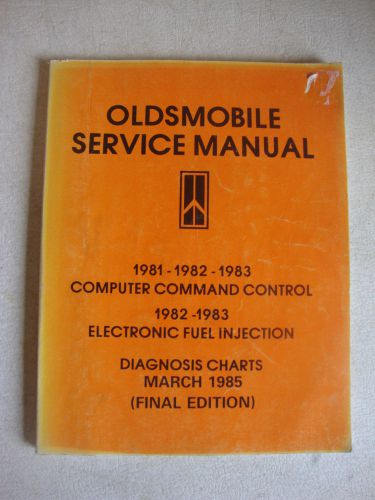 Oldsmobile service manual &#039;81-&#039;83 computer control &#039;82-&#039;83 fuel injection