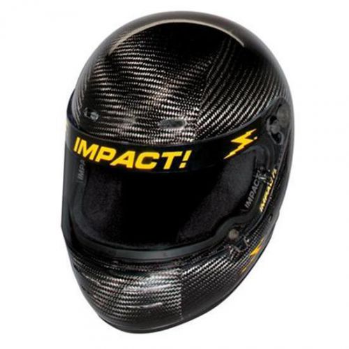 Impact racing carbon fiber super sport helmet, size small