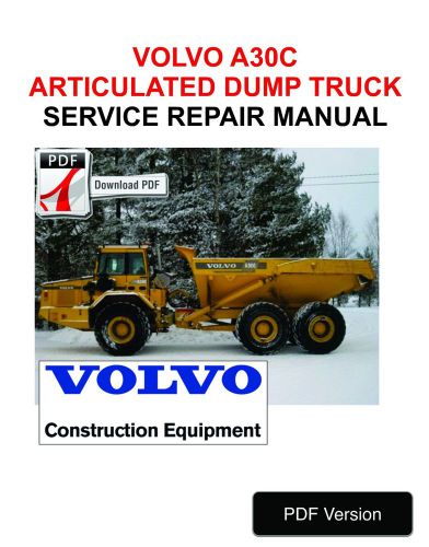 Volvo a30c articulated dump truck service repair manual