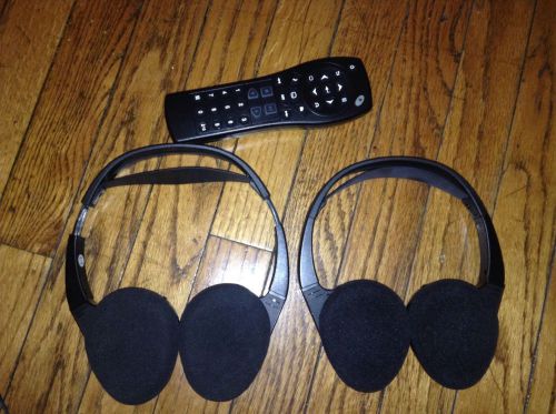 Cheverolet and gm wireless headphones and remote control for dvd/tv