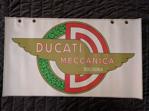 Ducati meccanica banner 20&#034;1/4 x 35&#034;