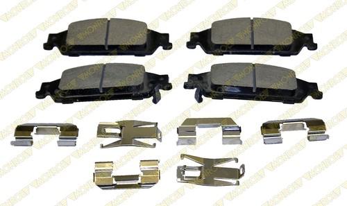 Monroe cx727 brake pad or shoe, front-monroe ceramics brake pad