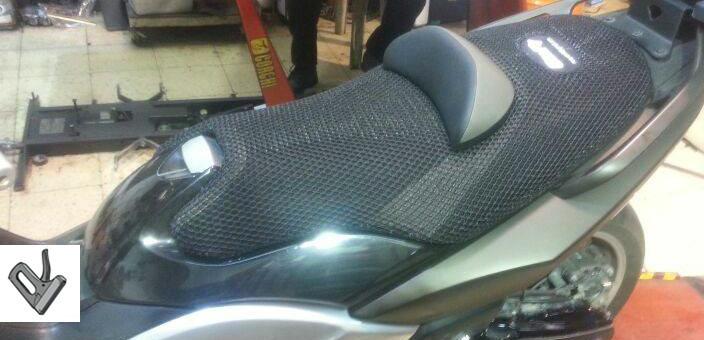 Sit & fly new black seat cover net for yamaha t max 530 500 custom - made
