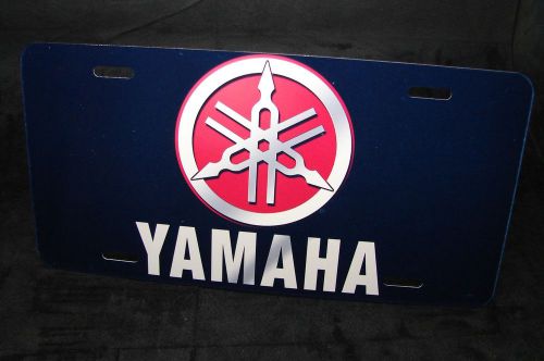 Yamaha metal license plate for cars