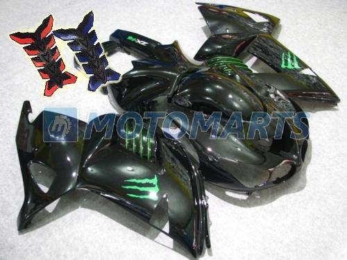 Free tank pad! fairing body kit for kawasaki ninja zx14 zzr1400 06 07 08 09 ae