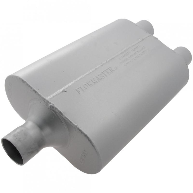 Flowmaster 40 delta flow muffler - 2.00 center in / 2.00 dual out - aggressive