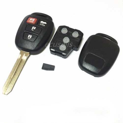 Remote head key keyless entry fob for toyota corolla 2014-2015 hyq12bel*chip h*