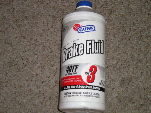 Gunk - dot 3 heavy duty brake fluid 32 oz