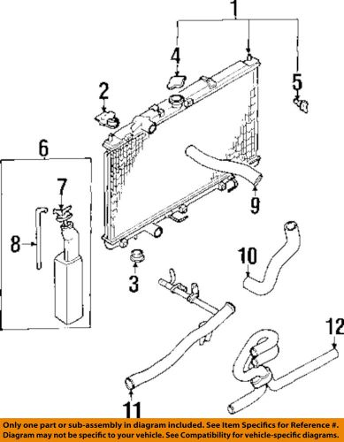 Mitsubishi oem 97-02 mirage 1.8l-l4 radiator-cooler line mr258793