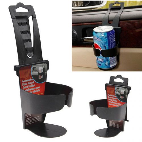 Black universal vehicle car truck door mount drink bottle cup holder stand new j