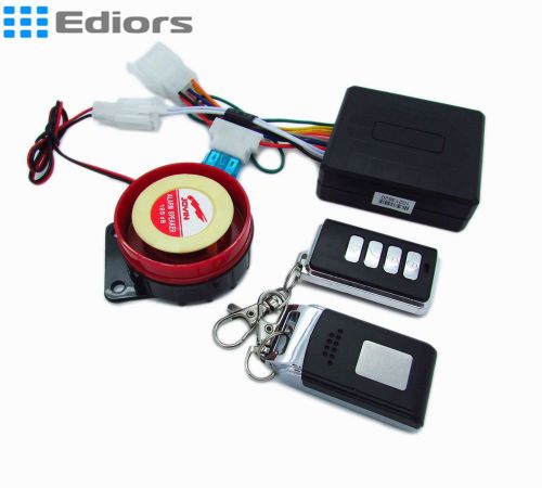 Motorbike scooter anti-theft security remote system vibration sensor alarm new