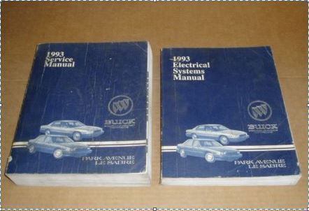 1993 buick park avenue lesabre shop service dealer repair manual set