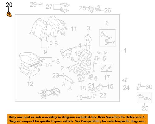 Lexus toyota oem 10-15 is250 front seat-recline switch 8492053040