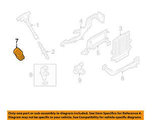 Infiniti nissan oem 11-13 m56-ignition knock (detonation) sensor 220601hc0a