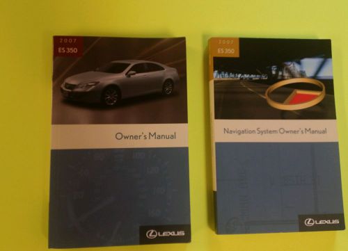 2007 lexus es 350 navigation &amp; owners manual