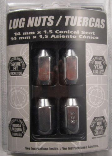Rally manufacturing - replacement wheel lug nut - 1/2&#034; conical seat - set of 4