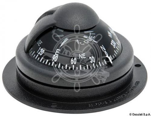 Riviera comet boat marine compass 2&#034; black surface mount