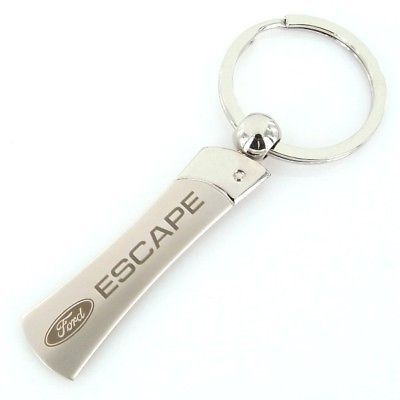 Ford escape blade chrome key chain - new!