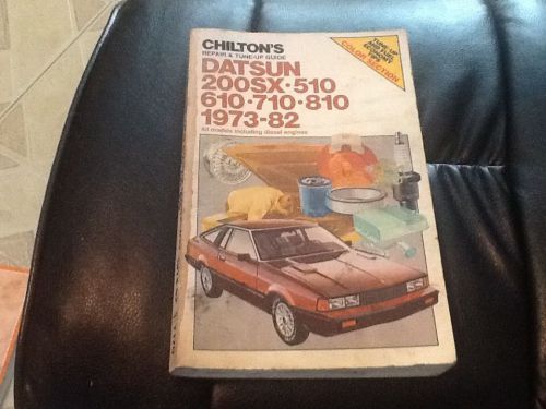 Chilton&#039;s datsun 200sx 510 610 710 810 1973-1982