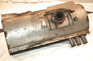 1974 johnson 45 rotary engine * * muffler * * vintage snowmobile exhaust part