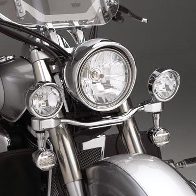 3-1/2" elliptical light bar kit - honda vt600 & yam vstar 1100 - $0 us shipping