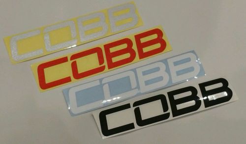 Cobb tuning logo decals stickers - mazda, bmw, nissan gtr, porsche, subaru, evo