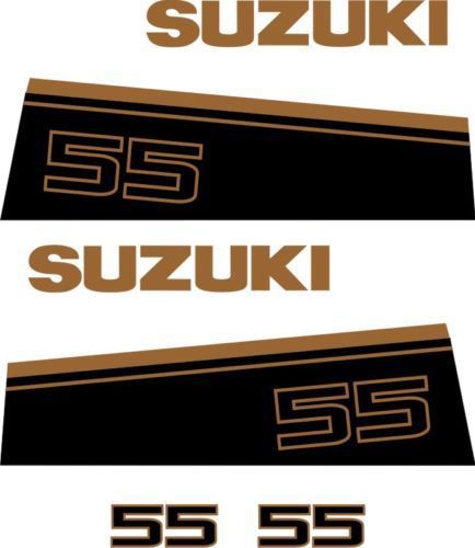 New suzuki outboard decal kit ski fish boat 55hp set