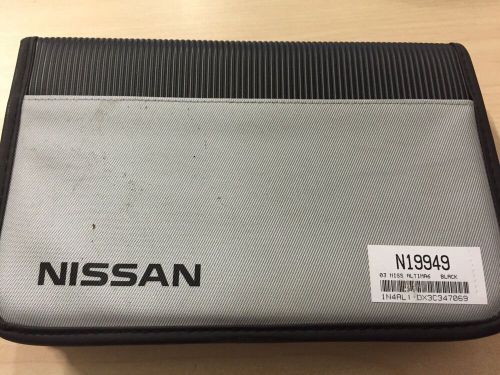 2003 nissan altima owner&#039;s manual complete oem factory set