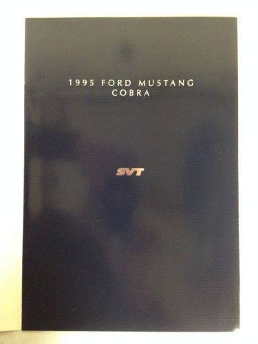 1995 ford mustang svt cobra original large prestige dealer brochure nos oem