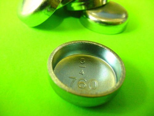 Fits ford 5pk 3/4&#034; freeze expansion plugs zinc plated steel engine cylinder nos