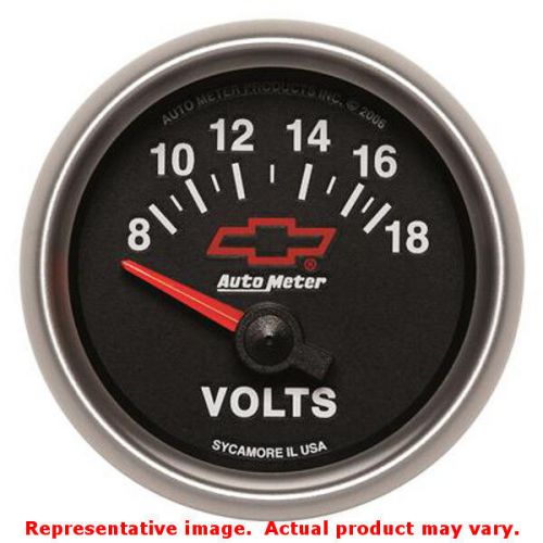 Auto meter 3692-00406 gm black series brushed aluminum 2-1/16&#034; (52.4mm) range: