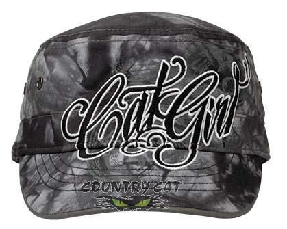 Arctic cat 2014 women&#039;s catgirl cadet cap hat - gray / black - one size 5243-128