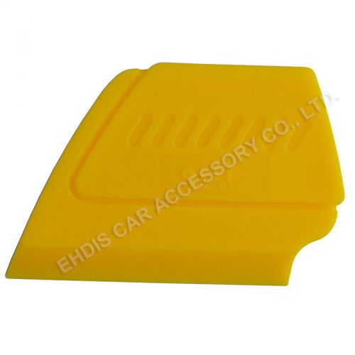 1pc yellow quick fix installation squeegee for tight areas truck film rubber