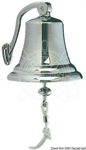 Osculati chromed brass bell boat marine 150mm