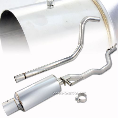 4&#034; tip muffler catback exhaust system for 1995-2003 chevrolet cavalier 2.2l