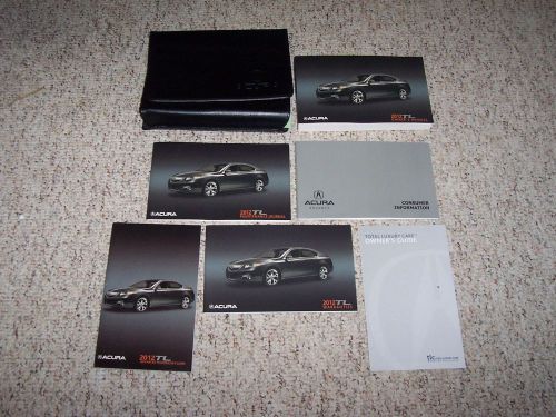 2012 acura tl 3.5 3.7 technology advance package owner user manual book guide