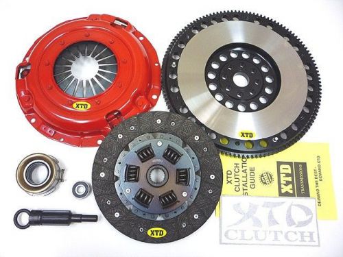 Xtd stage 2 clutch &amp;12lbs flywheel kit subaru baja forester impreza legacy 2.5l