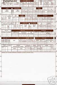 1973 mercury cougar blank build sheet