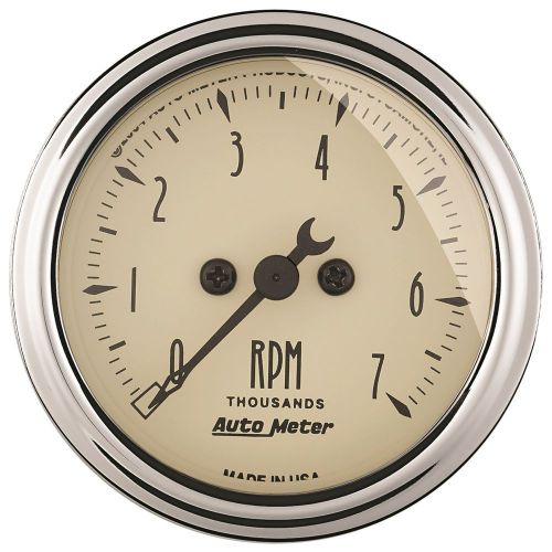 Auto meter 1897 antique beige; electric tachometer