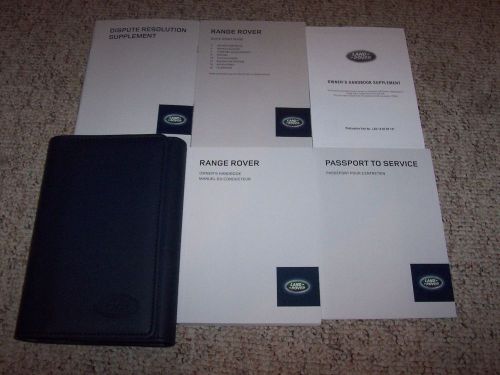 2014 land rover range rover owner&#039;s owner user manual 4wd 5.0l v8 supercharged